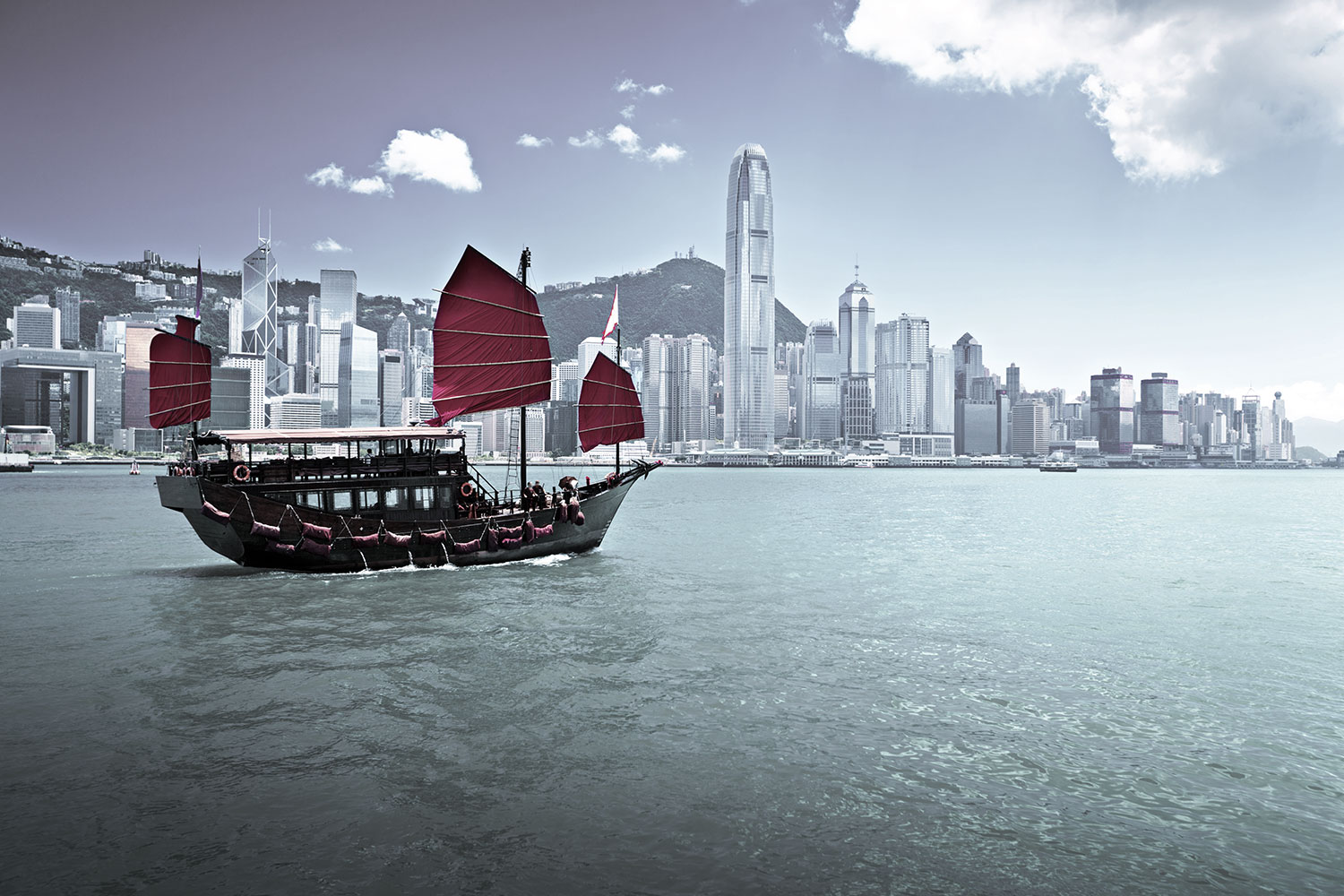 Larusée à Hong Kong
