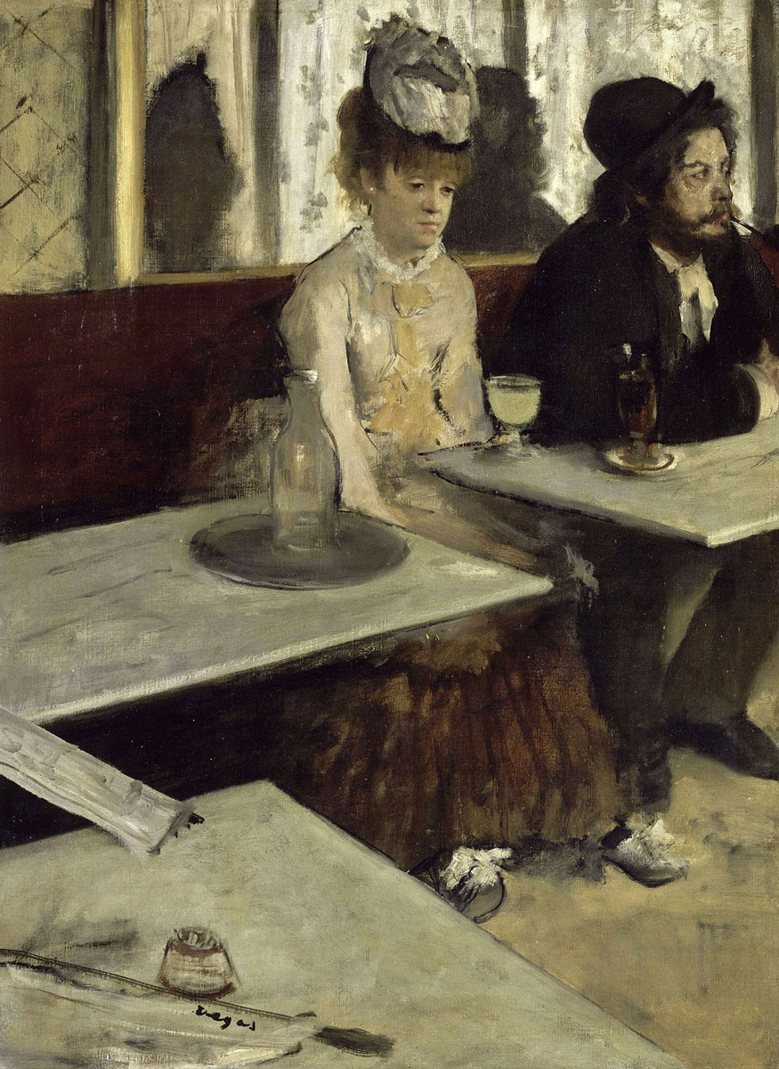 Edgar Degas "Dans un Café"