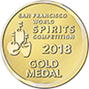 San Francisco World Spirit Competition Gold Award 2018