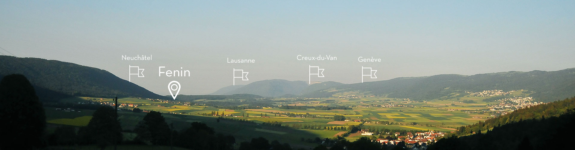 Carte Val-de-Ruz Fenin Larusée