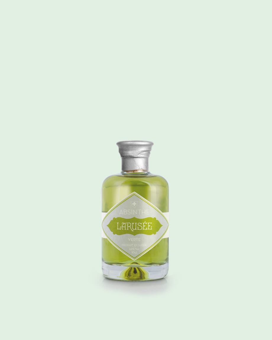 Une Souris Verte Larusée Absinthe Bouteille