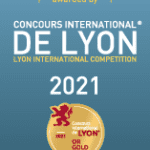 Médaille d'or Concours International de Lyon 2021 Plaque