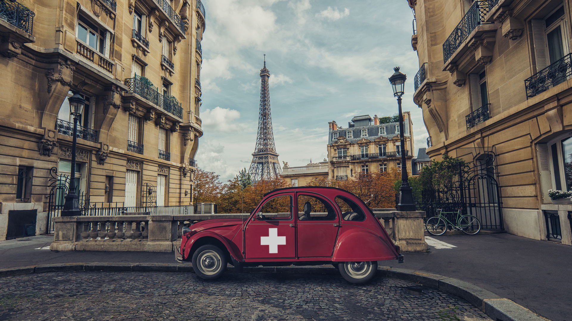 Pastis Suisse en 2cv